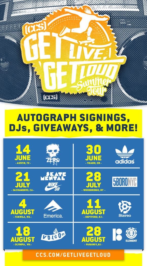 CCS GET LIVE, GET LOUD SUMMER TOUR