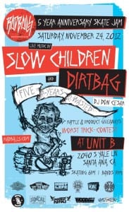 RAD BALLS 5 YEAR ANNIVERSARY SKATE JAM