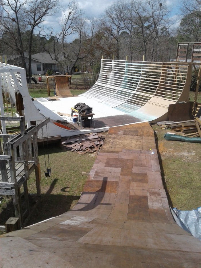 Donate Now To Help Finish This Vert Ramp Build in North Florida Juice