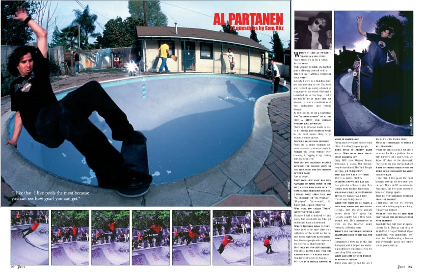 AL PARTANEN photos by Rhino and MItchell
