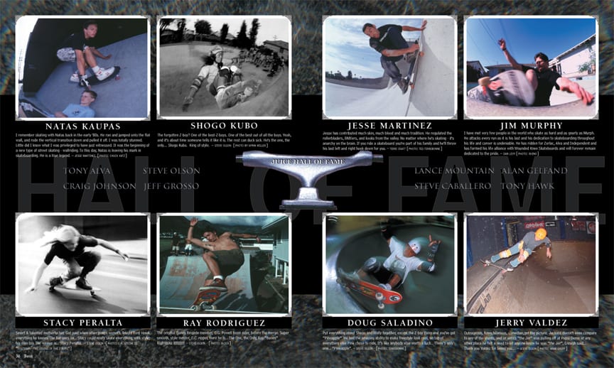 Juice Magazine Skateboarding Hall of Fame 2 - page 4