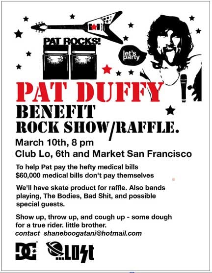 Pat Duffy Benefit Rock Show