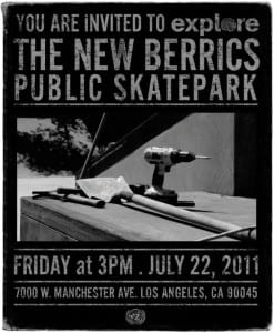 Berrics Westchester Skate Plaza