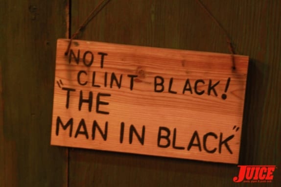 Not Clint Black! The Man in Black. Photo: Dan Levy