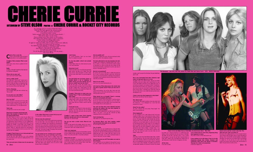 CHERIE CURRIE.