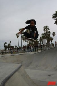 Front grab over the hip.