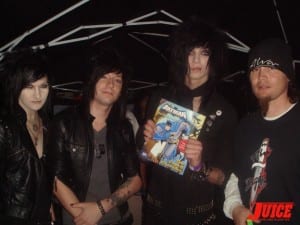 Jinxx, Jake and Andy Sixx of the Black Veil Brides and Richard Villa have the best Batman stories.