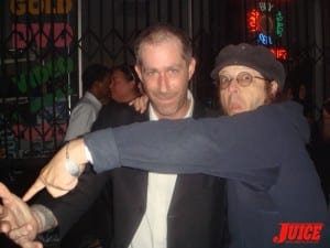 Tom Davis, singer in Tony Alva's new band, G.F.P. and Keith Morris of Off and Circle Jerks