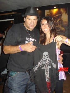 Dave Duncan and Vanessa Davey (Juice) reppin the Daggers.
