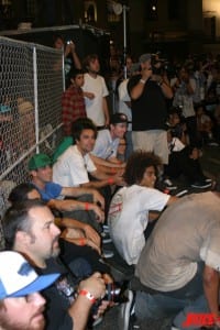 VIP inside the fence