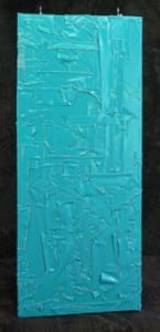 BABY BLUE RIPPED VINYL