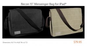 Hex Recon 15" Messenger Bag for iPad®