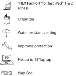 15inch Messenger for iPad Features