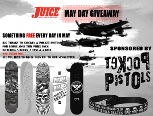 Pocket Pistols May Day Giveaway