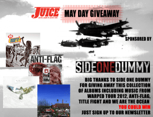 Side One Dummy Warped Tour Giveaway