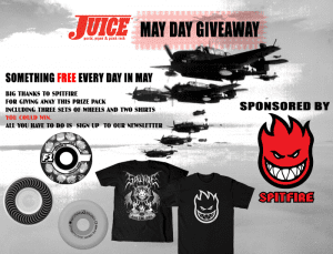 Spitfire May Day Giveaway
