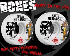 Bones Wheels Marty Murawski Pro Wheel