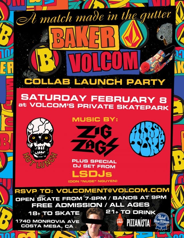Baker & Volcom Collab Launch Party