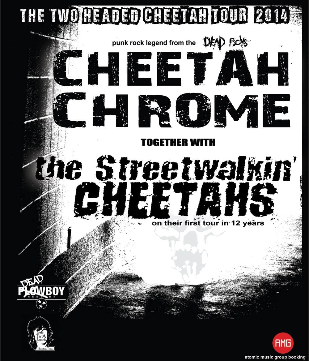Cheetah Chrome on tour with Streetwalkin' Cheetahs and SXSW Showcase