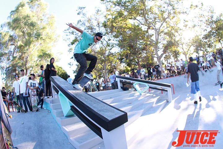 Diamond Skate Plaza Opening Day 2014. Photo by Dan Levy.