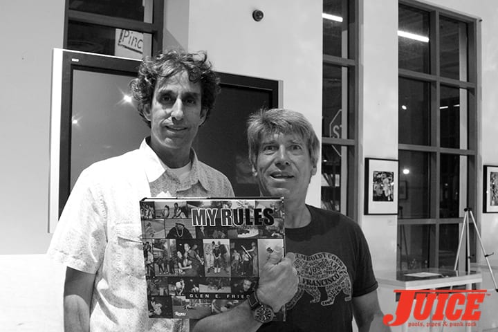 Glen E. Friedman and Paul Constantineau. Photo by Dan Levy