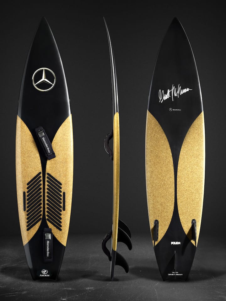 Mercedes-Benz and Garrett McNamara announce new surfboards