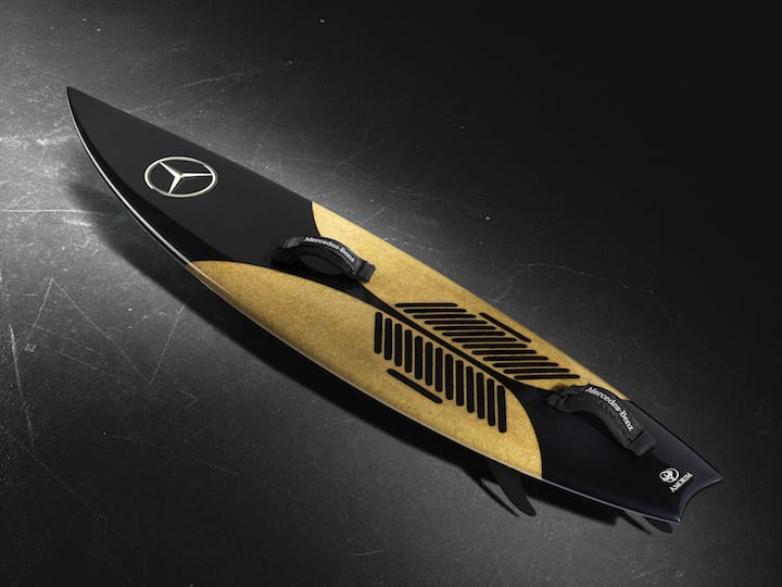 Mercedes-Benz and Garrett McNamara announce new surfboards by Polen Surfboards