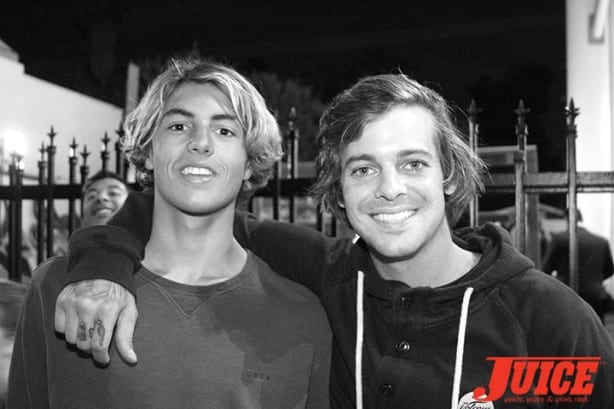 Curren Caples, Ryan Sheckler. Photo by Dan Levy