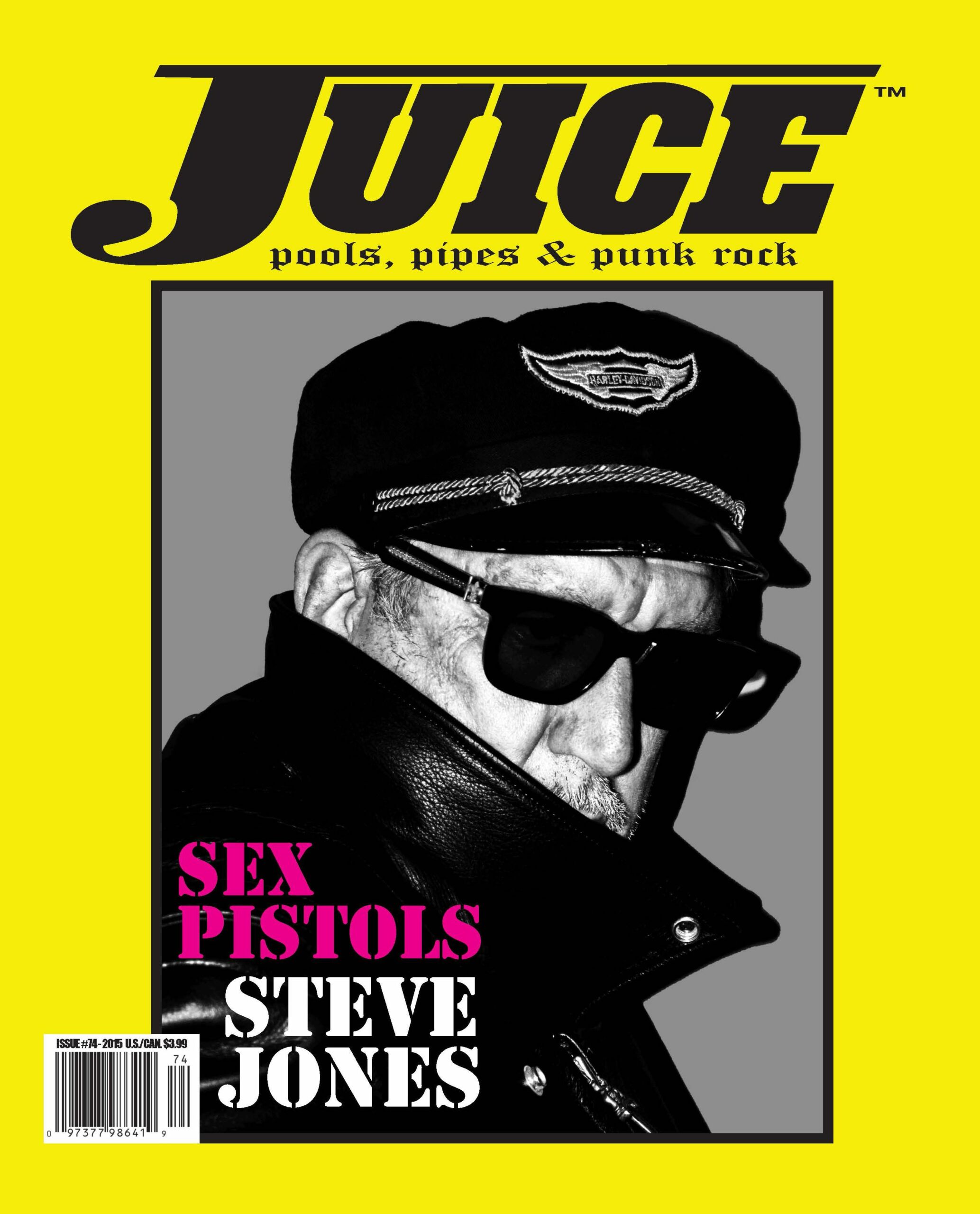 Juice 74 Steve Jones Sex Pistols Cover