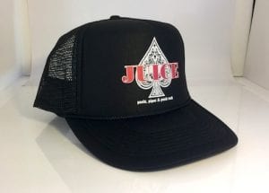 Juice Magazine Aces Trucker Hat Black