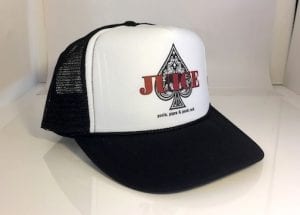 Juice Magazine Aces Trucker Hat White