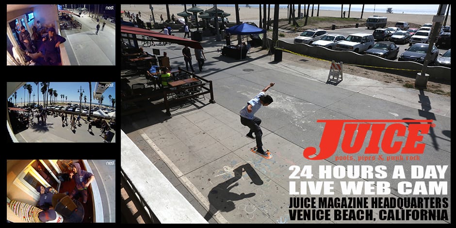 Juice Magazine Live WebCam Venice Beach California Slider