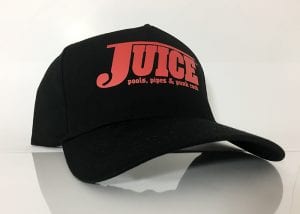 Baseball Hat Black With Red - Juice Pools Pipes And Punk Rock