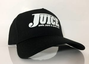 Baseball Hat Black - White Lightning - Juice Pools Pipes And Punk Rock