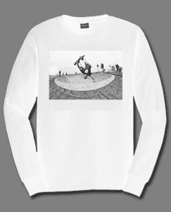 Juice Photo Dan Levy - Jesse Martinez Invert - Long Sleeve - White