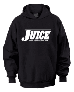 Juice Pools Pipes and Punk Rock Hoodie Black Lightning