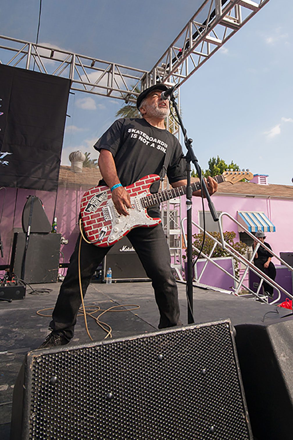 Steve Caballero with his band Urethane. Photo by Alan Presutti