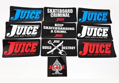 Juice Assorted Stickers Pack of 10
