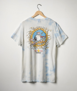 Rick Griffin Surfing Eyeball Tie Dye T-Shirt