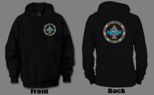 Juice 30 Year Ice Blue Aces Seal Black Hoodie