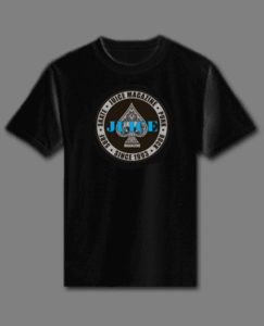 Juice 30 Year Ice Blue Seal Medallion Black Short Sleeve