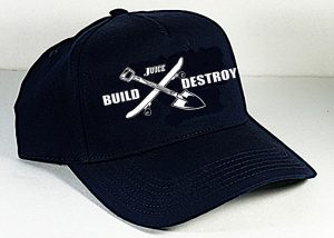 Baseball Hat Black With Juice Build X Destroy