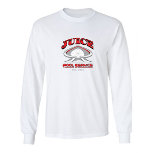 Juice Red Pool Service White Long Sleeve