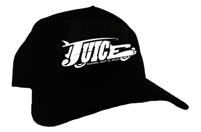 Juice White Wagon Black Baseball Hat