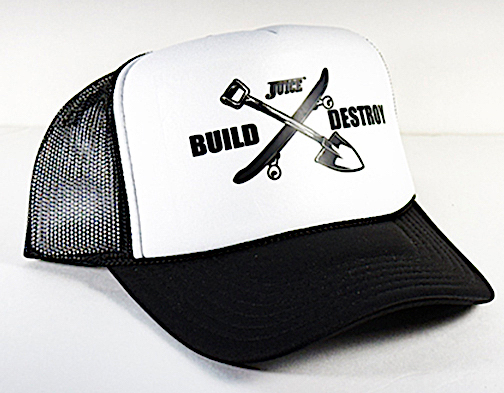 Juice Build X Destroy White Trucker