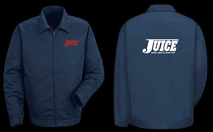 JUICE POOLS PIPES PUNK ROCK WHITE LOGO JACKET
