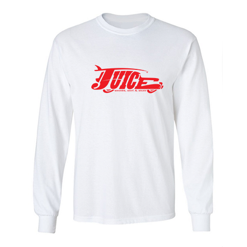 Juice Red Wagon White Long Sleeve
