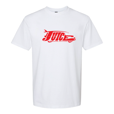 Juice Red Wagon White Short Sleeve