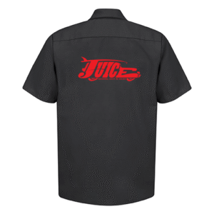 Juice Red Wagon Black Work Shirt