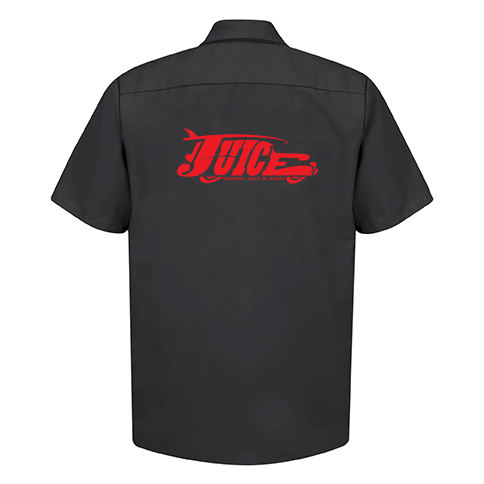 Juice Red Wagon Black Work Shirt